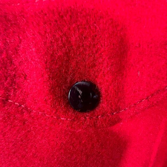 Vintage Skookum Letterman Red Virgin Wool Jacket Mens 52 Hunting Coat - Picture 12 of 12